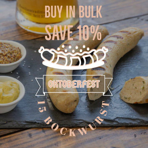 Bockwurst (Munich Weisswurst) (15) per 5.3 lb.