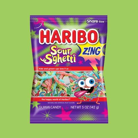Haribo Z!ng Sour S'ghetti