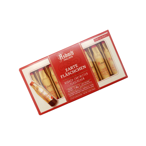 Asbach Pralinen Zarte Fläschchen Dark Chocolates mit Brandy (100g)