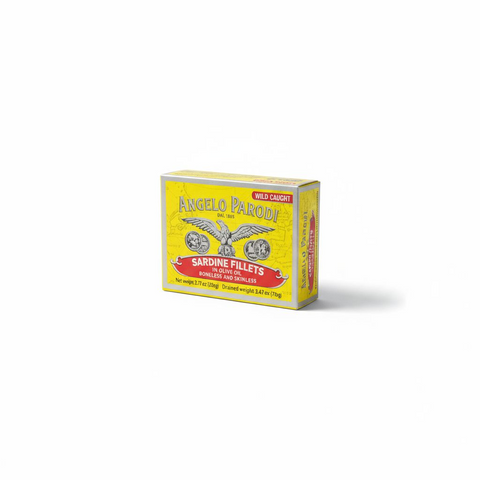 Angelo Parodi Sardine Fillets In Olive Oil Boneless and Skinless (105g)