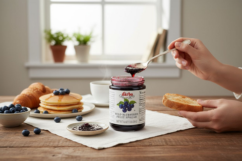 d'arbo All Natural Wild Blueberry Jam (450g)